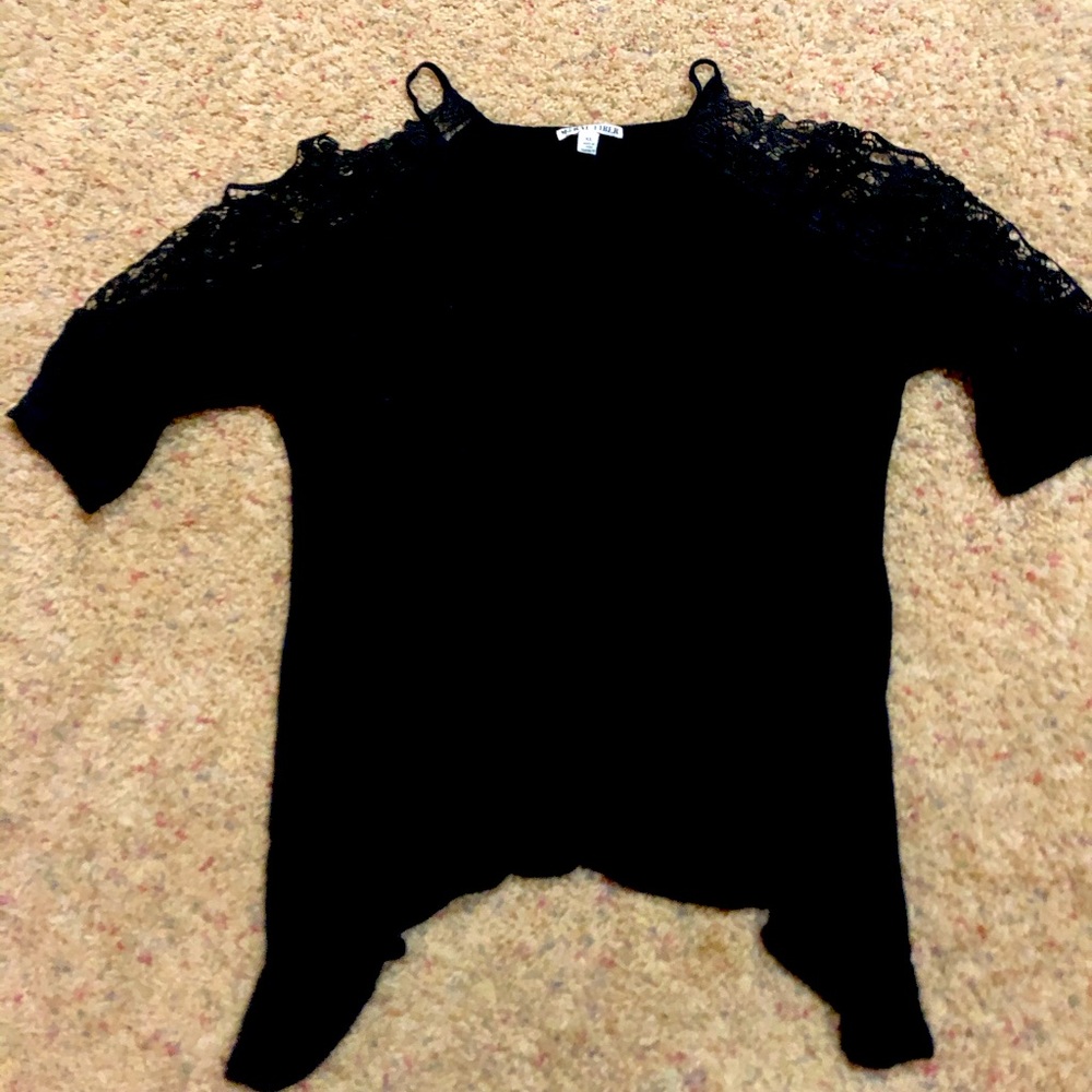 Black Lace Blouse